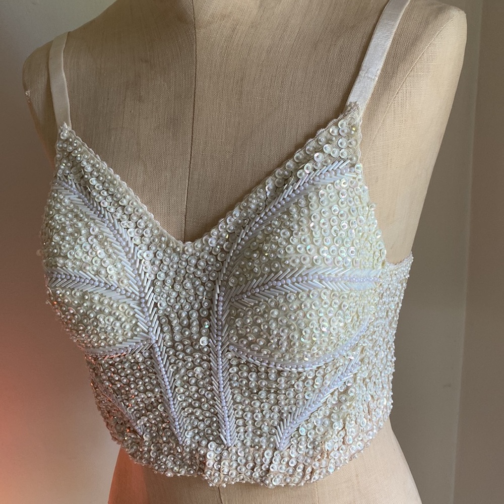 Gold label Victoria’s Secret sequin corset